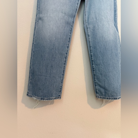 Madewell Women's Low-Slung Straight Jeans Duprey Wash 28 - Picture 8 of 15